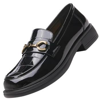 Red Dragonfly Loafers British glossy leather shoes
 Red Dragonfly Loafers British glossy leather shoes
