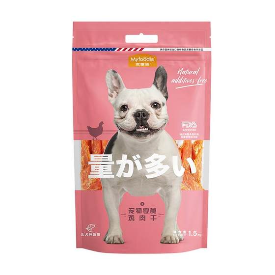 McFudi dog snack chicken jerky 1.5kg chicken breasts jerky size into puppy pet Teddy molars
McFudi dog snack chicken jerky 1.5kg chicken breasts jerky size into puppy pet Teddy molars