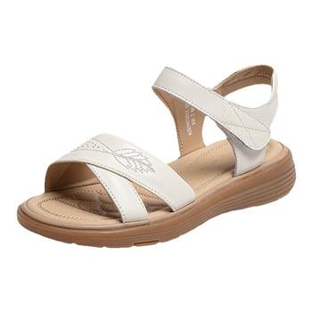 Red Dragonfly Flower Flat PU Casual Sandals
 Red Dragonfly Flower Flat PU Casual Sandals