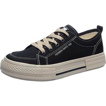 Renben low-top round toe classic non-colliding canvas shoes Renben low-top round toe classic non-colliding canvas shoes