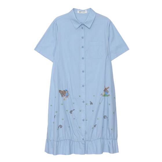 MOVEUP Fantasy Walk 2024 Spring New Style.FUN Series Fun Rice Embroidery Designer Pure Cotton Long Shirt for Women
MOVEUP Fantasy Walk 2024 Spring New Style.FUN Series Fun Rice Embroidery Designer Pure Cotton Long Shirt for Women