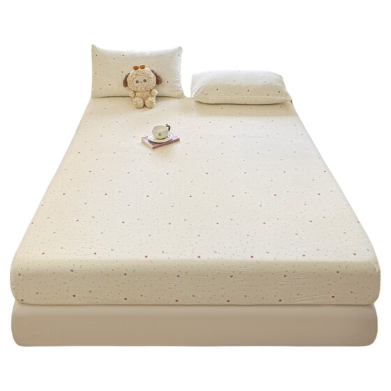 Class A double-layer yarn cover single piece 2025 new non-complex pure cotton bed cover sheet dormitory mattress cover protective cover 2 
Class A double-layer yarn cover single piece 2025 new non-complex pure cotton bed cover sheet dormitory mattress cover protective cover 2