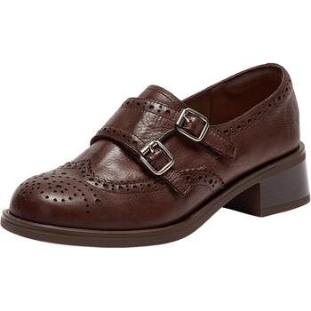 Bata loafers women's 2025 autumn new retro Brock Mengke cowhide thick heel shoes 51539CM5 Bata loafers women's 2025 autumn new retro Brock Mengke cowhide thick heel shoes 51539CM5