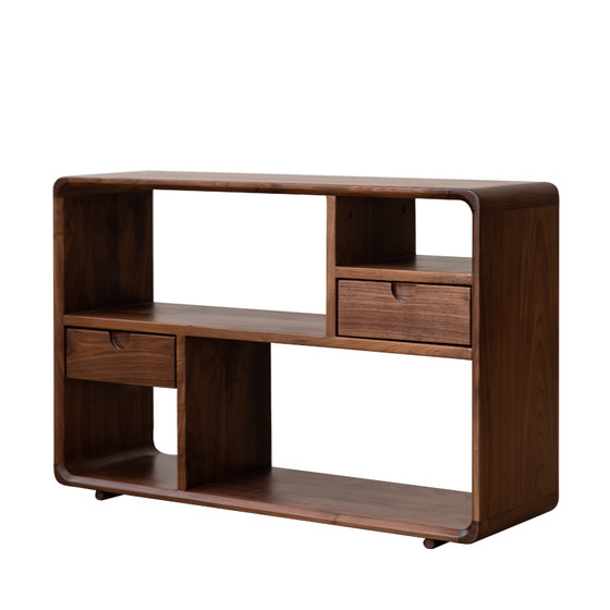 North American black walnut solid wood small bookshelf, storage rack, small side table, sofa side cabinet, side cabinet, sofa side cabinet North American black walnut solid wood small bookshelf, storage rack, small side table, sofa side cabinet, side cabinet, sofa side cabinet