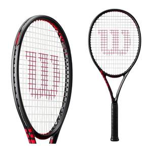 Wilson 25-year new CLASH V3 series professional full carbon tennis racket sports aerial shot 
Wilson 25-year new CLASH V3 series professional full carbon tennis racket sports aerial shot