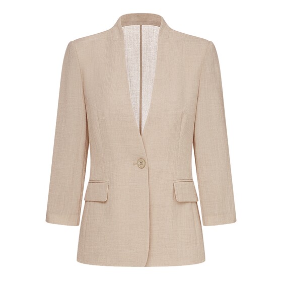 Yingzhishang high-end collarless triacetic acid blazer for women 25 new commuter formal wear professional suit white straight pants
Yingzhishang high-end collarless triacetic acid blazer for women 25 new commuter formal wear professional suit white straight pants