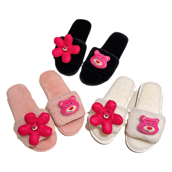 Cute home cotton slippers for women in autumn and winter new indoor warm and non-slip flat-soled thick-soled flip-flop plush slippers
Cute home cotton slippers for women in autumn and winter new indoor warm and non-slip flat-soled thick-soled flip-flop plush slippers