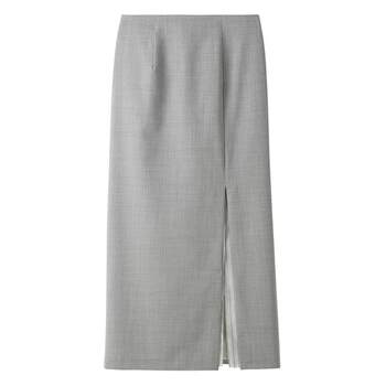 FRAYI.D side slit straight skirt
 FRAYI.D side slit straight skirt