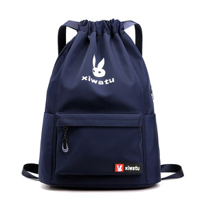 Drawstring backpack for men and women simple fitness pull rope tie pocket schoolbag big storage bag sports travel pull belt backpack 
Drawstring backpack for men and women simple fitness pull rope tie pocket schoolbag big storage bag sports travel pull belt backpack