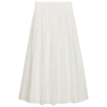 OCHIRLY Embroidered Mid-length High-waisted Skirt 
OCHIRLY Embroidered Mid-length High-waisted Skirt