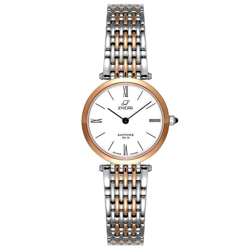 Đồng hồ nữ Enicar Inag Quartz Thép không gỉ, Kính Sapphire