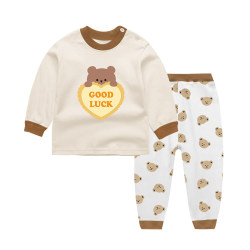Children's pure cotton autumn coat set, spring and autumn outer wear two-piece set Children's pure cotton autumn coat set, spring and autumn outer wear two-piece set