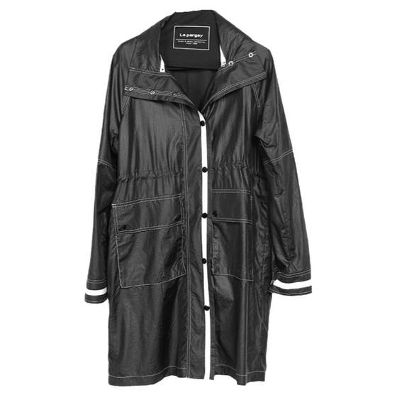 Napajia Spring 2024 new black simple patch pocket design contrasting trench coat mid-length personalized design for women
Napajia Spring 2024 new black simple patch pocket design contrasting trench coat mid-length personalized design for women