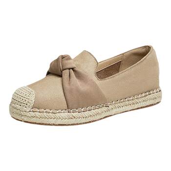 Baisitu Spring and Summer New Casual Bow Grass Weared Fisherman's Shoes with One-Pin Flat Women's Singles Shoes A0071CA4
 Baisitu Spring and Summer New Casual Bow Grass Weared Fisherman's Shoes with One-Pin Flat Women's Singles Shoes A0071CA4