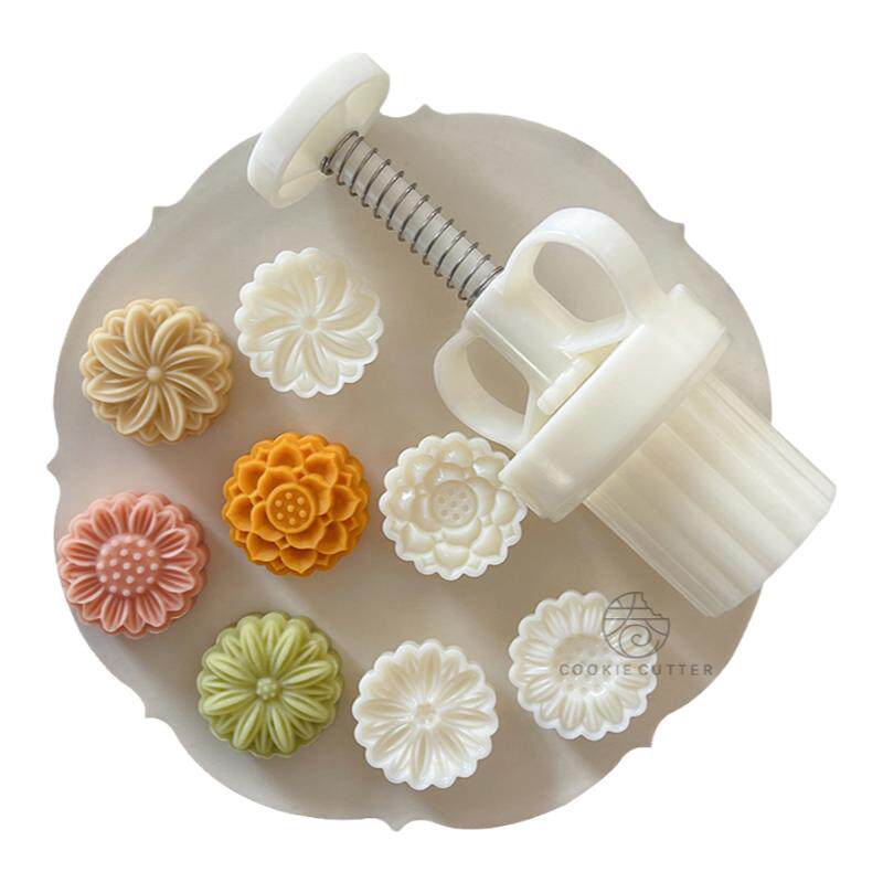 Mini Flower Mung Bean Cake Mooncake Mold Chinese Style