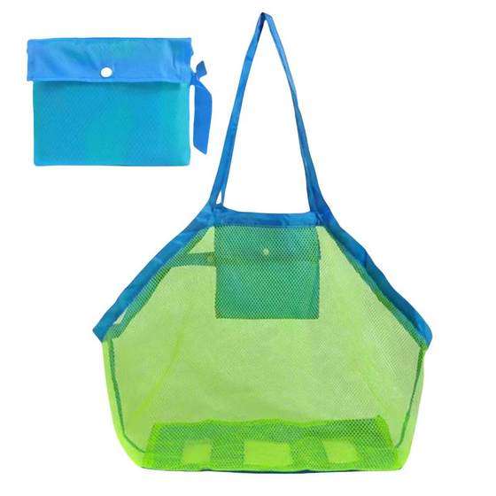 Large capacity mesh bag, beach bag, children's shower toy storage bag, outdoor sand playing tool, travel swimming shoulder bag Large capacity mesh bag, beach bag, children's shower toy storage bag, outdoor sand playing tool, travel swimming shoulder bag