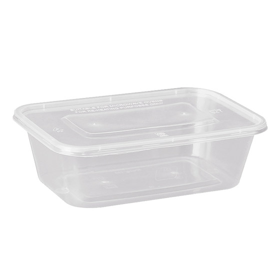 Packaging box disposable 750ml square lunch box food grade plastic commercial takeaway fast food box rectangular meal box Packaging box disposable 750ml square lunch box food grade plastic commercial takeaway fast food box rectangular meal box