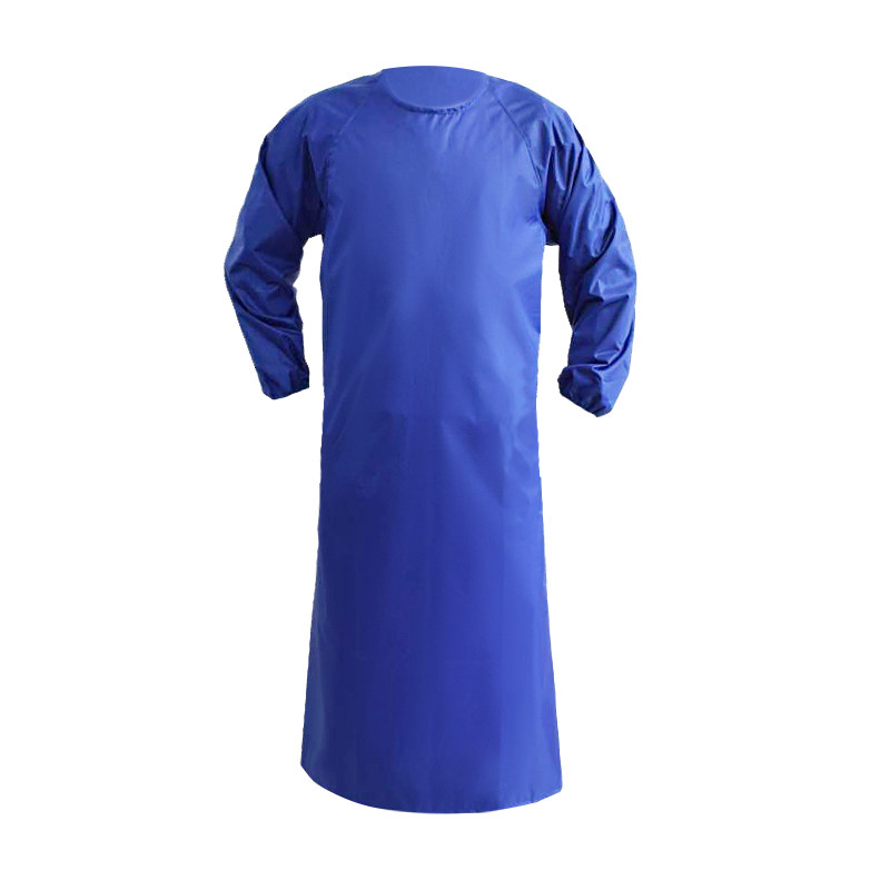 Tablier De Cuisine à Manches Longues En Coton Et Lin - Taille Unique Adulte - Protection Intégrale Contre Les Taches (gris)