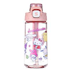 Sanrio student drinking cup large capacity plastic cup Sanrio student drinking cup large capacity plastic cup