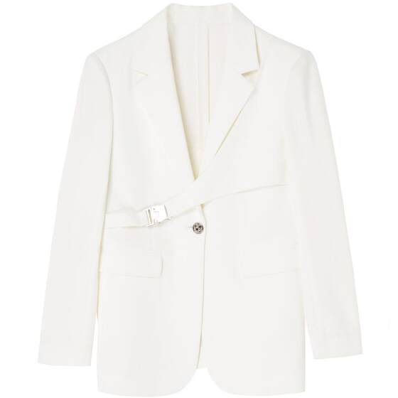 HGENTEEL's high -tech style style small wide shoulder commuting suit jacket
HGENTEEL's high -tech style style small wide shoulder commuting suit jacket