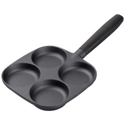 Jiuzhu four-hole frying pan omelette artifact uncoated non-stick Jiuzhu four-hole frying pan omelette artifact uncoated non-stick
