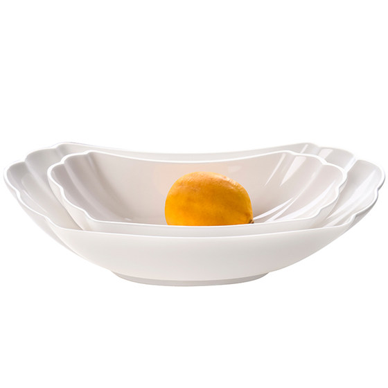 Longmeige bone porcelain deep disc boat-shaped steamed fish plate white dish ceramic deep fish plate household new light luxury long strip plate
Longmeige bone porcelain deep disc boat-shaped steamed fish plate white dish ceramic deep fish plate household new light luxury long strip plate