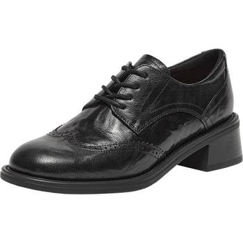 Bata Oxford Shoes for Women in Spring and Autumn New British Style Sheepskin Thick Heel Brock Small Leather Shoes 45019CM4 Bata Oxford Shoes for Women in Spring and Autumn New British Style Sheepskin Thick Heel Brock Small Leather Shoes 45019CM4