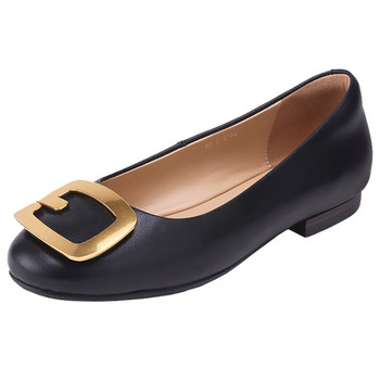 Pan Xia's shallow mouth soft sole genuine leather shoes 
Pan Xia's shallow mouth soft sole genuine leather shoes