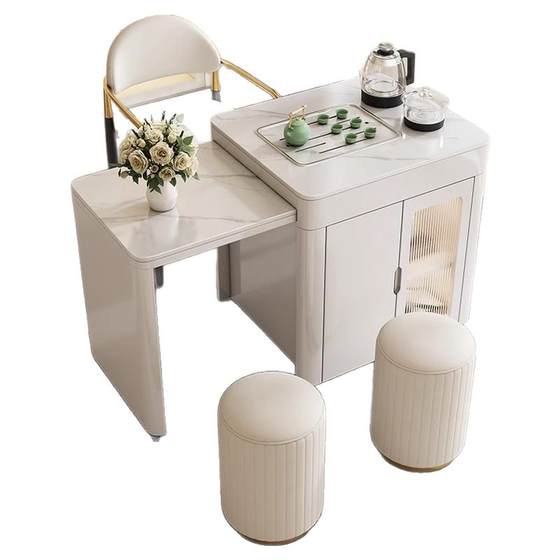 Italian light luxury high-end rock table tea table and chair combination office and home use separate island table and kettle integrated tea table
Italian light luxury high-end rock table tea table and chair combination office and home use separate island table and kettle integrated tea table
