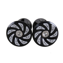 Colorful aluminum alloy mountain bike handlebar plug riding Colorful aluminum alloy mountain bike handlebar plug riding