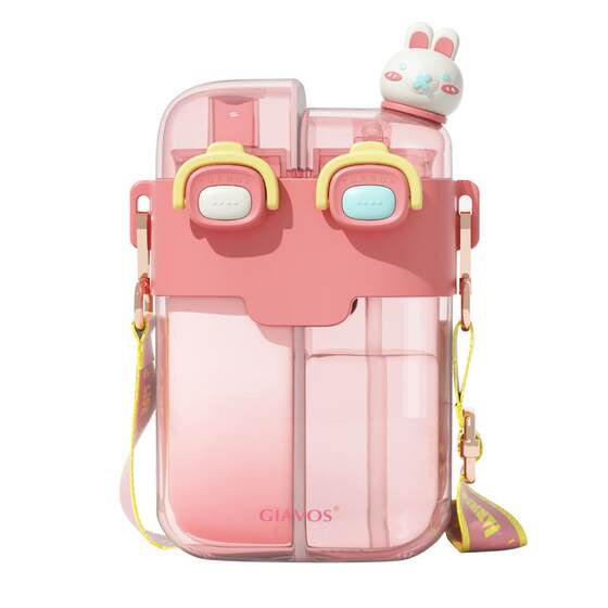 Children's water cup for school students' separate warehouse double drinking cup 2025 new girl cute summer straw water bottle Children's water cup for school students' separate warehouse double drinking cup 2025 new girl cute summer straw water bottle
