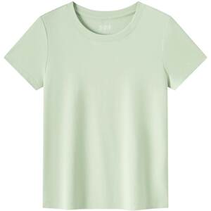 Chen Duling丨Cool T Semir short-sleeved T-shirt for women slim solid color basic summer new round neck white women's clothing 
Chen Duling丨Cool T Semir short-sleeved T-shirt for women slim solid color basic summer new round neck white women's clothing