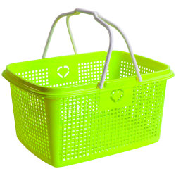 Plastic thickened supermarket shopping basket tight mouth hand basket Plastic thickened supermarket shopping basket tight mouth hand basket
