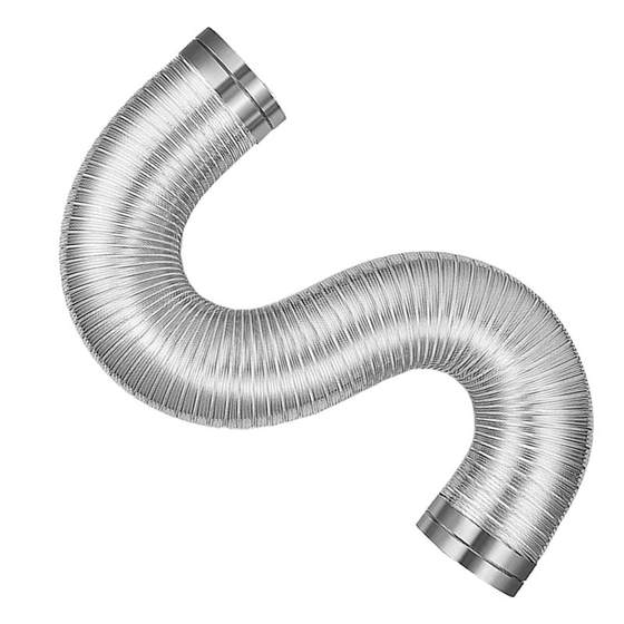 Hire hood exhaust pipe kitchen stainless steel toilet exhaust citizen home mute hose pure aluminum thick smoke pipe Hire hood exhaust pipe kitchen stainless steel toilet exhaust citizen home mute hose pure aluminum thick smoke pipe