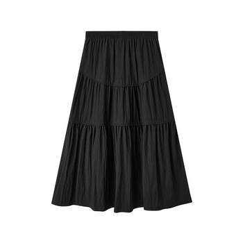 Semir high waist elastic waist lace A-line skirt for women 
Semir high waist elastic waist lace A-line skirt for women