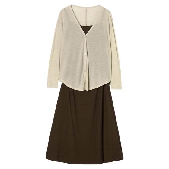 Outlets brand discount KA spring new style single-breasted solid color exterior + suspender skirt two-piece suit for women
Outlets brand discount KA spring new style single-breasted solid color exterior + suspender skirt two-piece suit for women