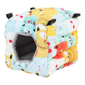Parrot cotton nest Winter warmth and thickened mysterious peony tiger skin passing winter artifact bird nest bird nest parrot and bird supplies
 Parrot cotton nest Winter warmth and thickened mysterious peony tiger skin passing winter artifact bird nest bird nest parrot and bird supplies