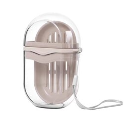 Travel portable soap box double seal with cover Travel portable soap box double seal with cover