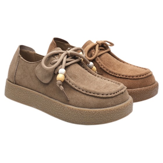 Yueyaer 2025 autumn new retro casual kangaroo shoes loafers thick sole height-enhanced versatile Birken single shoes for women
Yueyaer 2025 autumn new retro casual kangaroo shoes loafers thick sole height-enhanced versatile Birken single shoes for women