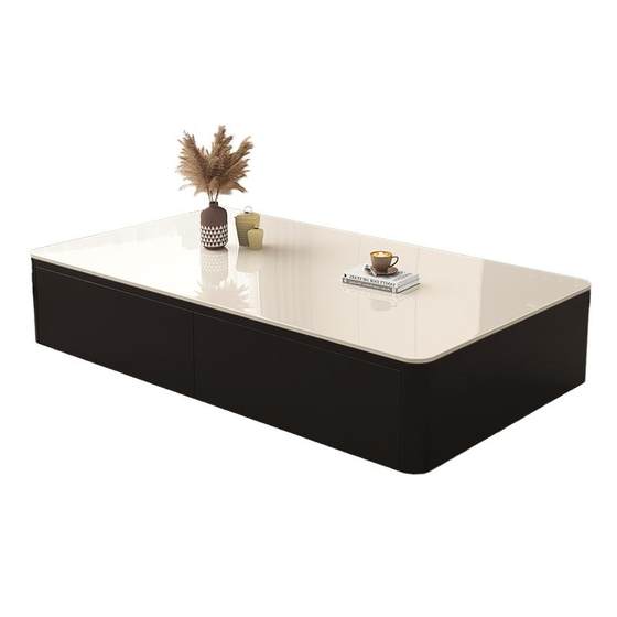 Italian stone board tea table living room and home use 2025 new light luxury high-end small apartment tea table floor-standing TV cabinet Italian stone board tea table living room and home use 2025 new light luxury high-end small apartment tea table floor-standing TV cabinet
