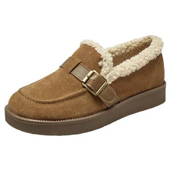 Plove cotton shoes Yier Kang warm hair shoes
 Plove cotton shoes Yier Kang warm hair shoes