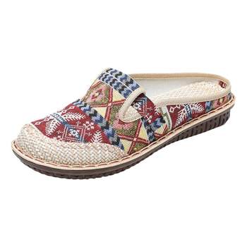 National flat bottom half dragging old Beijing cloth shoes National flat bottom half dragging old Beijing cloth shoes