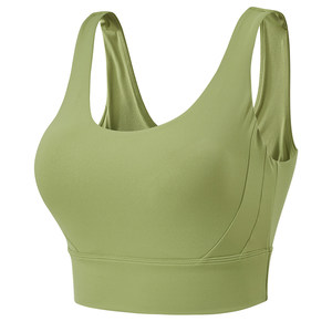 Fitness girl big backless sports underwear high-intensity training running bra shock absorption gathering outdoor yoga vest 
Fitness girl big backless sports underwear high-intensity training running bra shock absorption gathering outdoor yoga vest