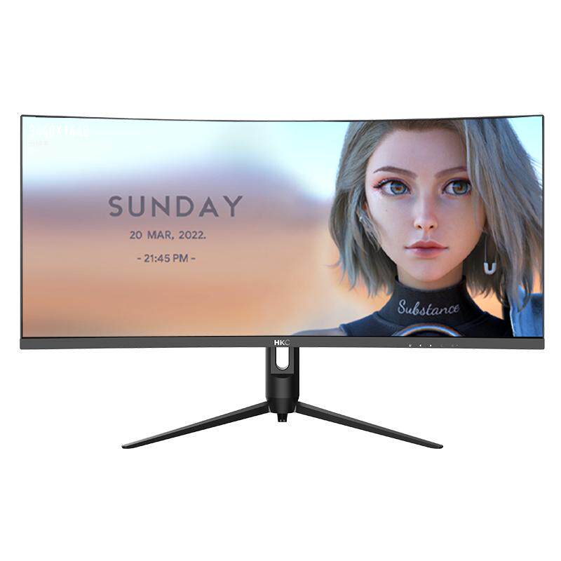 Hkc 34 inç 3440x1440 144Hz Eğri Oyun Monitörü - Tg34c3u