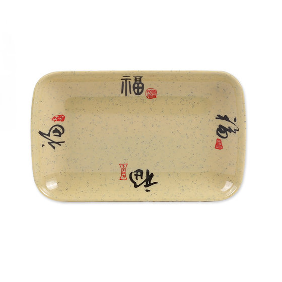 Metamine rice noodles plate commercial catering hot pot restaurant special dish plastic dish plate rectangular imitation porcelain tableware
Metamine rice noodles plate commercial catering hot pot restaurant special dish plastic dish plate rectangular imitation porcelain tableware