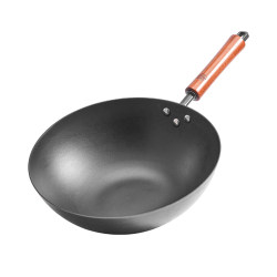 Wang Yuanji titanium iron wok household uncoated Wang Yuanji titanium iron wok household uncoated