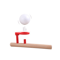 Wooden Suspension Magic Creative Novel Children's Day Blowing Ball Wooden Suspension Magic Creative Novel Children's Day Blowing Ball