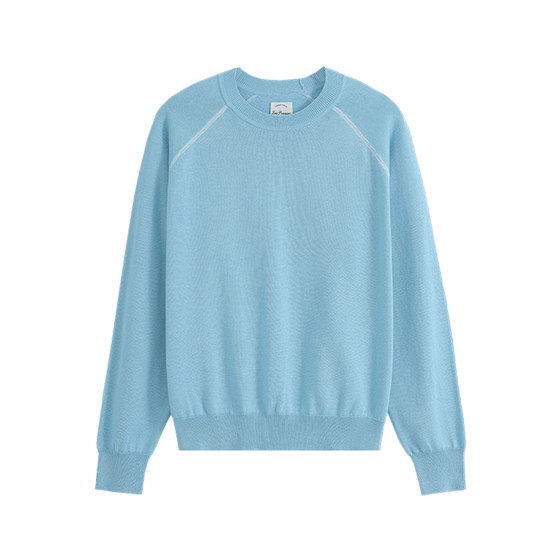 ZNE texture konjac yarn contrasting color bright thread round neck rattle sleeve sweater MTZ722
ZNE texture konjac yarn contrasting color bright thread round neck rattle sleeve sweater MTZ722
