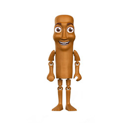 Can launch wooden stick man foreign mountain and sea classics tongtongge doll tongtongsahur toy children's keychain Can launch wooden stick man foreign mountain and sea classics tongtongge doll tongtongsahur toy children's keychain