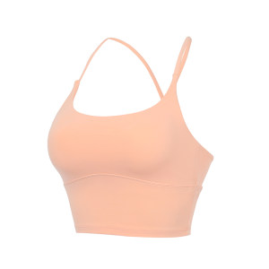 annerun thin shoulder strap sports bra women's shock-proof running gathering fixed cup underwear with chest pad yoga vest 
annerun thin shoulder strap sports bra women's shock-proof running gathering fixed cup underwear with chest pad yoga vest